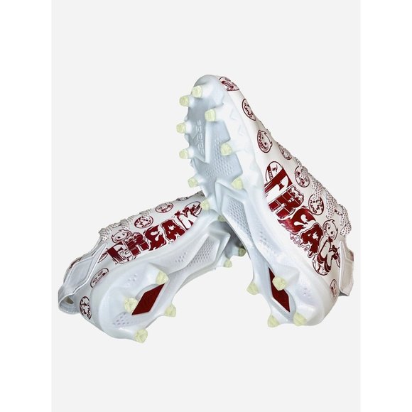 Adidas Freak 22 Big Mood GZ6901 Emoji White/Red Football Cleats Mens Size 14 - Picture 10 of 11